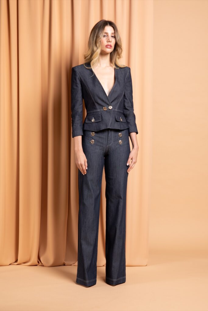 4564 GIACCA AGATA 4563 PANTALONE TOPAZIO